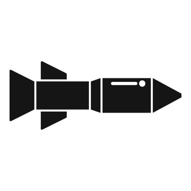 Basit siyah kabartma bir Cruise füzesini temsil ediyor. Modern savaşta kullanılan güçlü bir silah.