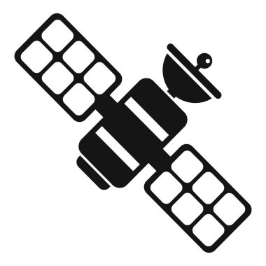 Uzay uydusu dünya yörüngesinden sinyaller gönderiyor.