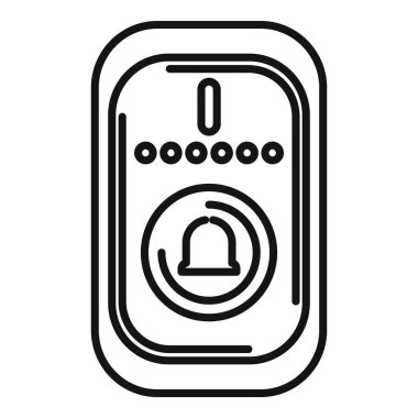 Çağrı alan bir kablosuz iletişim sisteminin satır resim simgesi