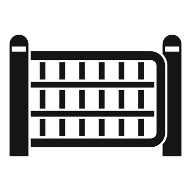 Siyah metal kapı konut veya ticari mülk için güvenlik ve mahremiyet sağlar