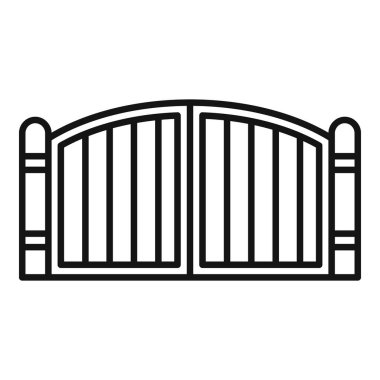 Modern kapı, emlak girişi için güvenlik ve mahremiyet sağlıyor