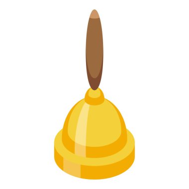 Altın çan çalıyor. Önemli bir duyuru için yüksek sesle.