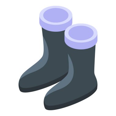 Bir çift lastik bot, yağmurlu havada ayakları kuru tutmak için ideal.