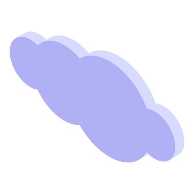 Basit mavi bulut bulutlu bir günde gökyüzünde yüzüyor.