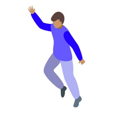 Genç adam koşuyor ve el sallıyor, belki bir arkadaşını selamlıyor ya da bir taksi çağırıyor.