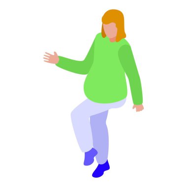 Genç kadın öne çıkıyor, kişisel gelişim ve hırs kavramını temsil ediyor.