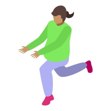 Genç kadın dışarıda koşuyor, günlük çalışma rutininin bir parçası olarak temiz hava ve güneşin tadını çıkarıyor.