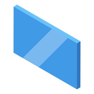 Çapraz ışık yansıması olan mavi akrilik levha, ışık iletim özelliklerini gösteriyor.