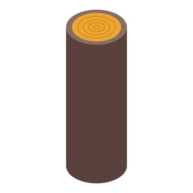 Kısa ağaç gövdesi dimdik duruyor. Yüzeyinde açıkça görülebilen büyüme halkaları var.