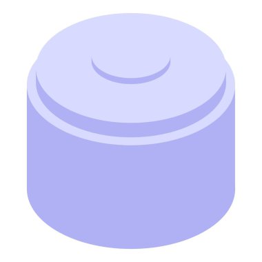 Yuvarlak metal parçasının dairesel üstlü 3D yansıması