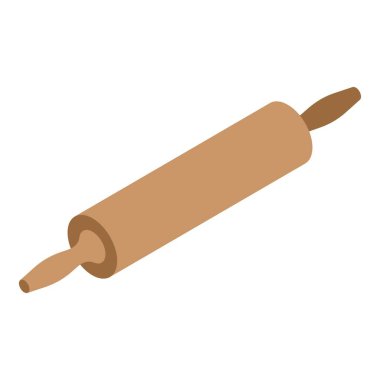 Basit bir ahşap raptiye, beyaz arka planda çapraz olarak yatar.