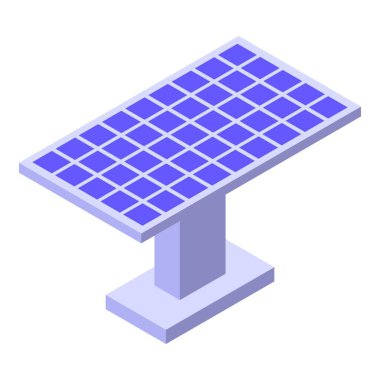 Beyaz zemin üzerinde temiz enerji üreten güneş paneli