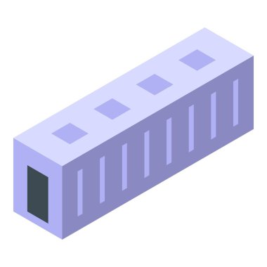 Uluslararası ticareti ve malların küresel hareketini temsil eden konteynır