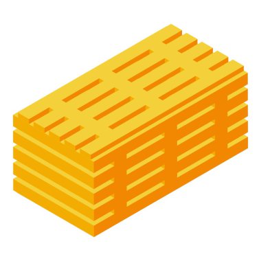 Ahşap paletler yığını, genellikle depolama ve lojistikte verimli depolama ve mal dolaşımı için kullanılır.