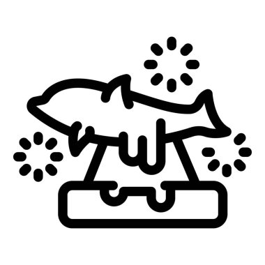 Geceleyin yunus tasarımı ile lunapark gezisi arka planda parlak ışıklarla atlı karıncada dönüyor.