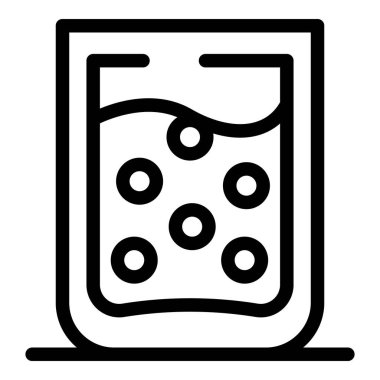 İçinde sıvı madde ve kabarcıklar olan laboratuvar camları kimyasal bir reaksiyon ya da bilimsel bir deney olduğunu gösteriyor.