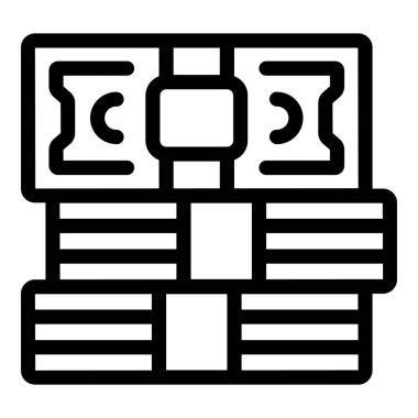 Finans, zenginlik ve refah gibi kavramları temsil eden banknot yığını gösterilir