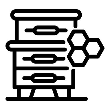 Bal petekli arı kovanı arıcılık işi ve sağlıklı yaşam tarzı için bal üretiyor