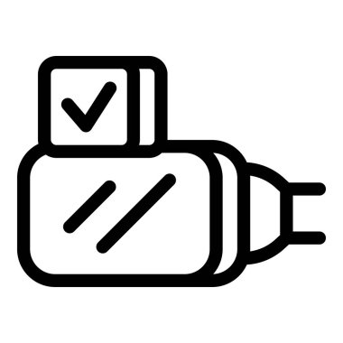 Micro usb kablosu başarılı ve güvenli bir bağlantı için işaretli veri gönderiyor