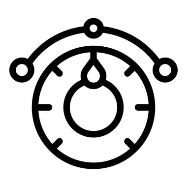 Sarkacın sallanmasının basit bir simgesi, geçen zaman kavramını çağrıştırıyor