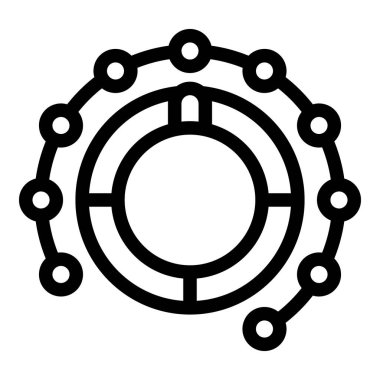 Dairesel veri akışı diyagramı, sürekli süreç iyileştirmesi ve devam eden optimizasyon kavramını temsil eden gösterilir