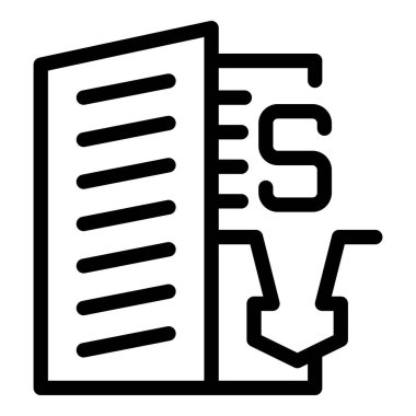 Bir banka hesabından para aktarılan doğrusal simge