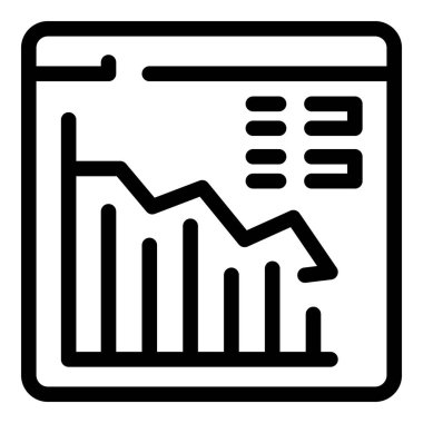 Bir web sitesinde çizelge aşağı iniyor, istatistiklerde olumsuz bir eğilim gösteriyor