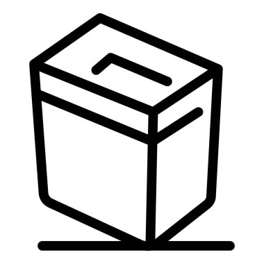 Bir bağış kutusunu temsil eden taslak simgesi, hayırseverliği, cömertliği ve desteği simgeliyor.