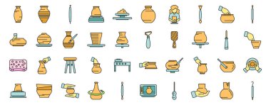 Atölyede Potter modellik, dekorasyon ve ateş seramikleri.