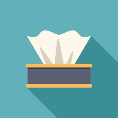 Bir kutu mendil yumuşak yüz dokuları dağıtıyor.