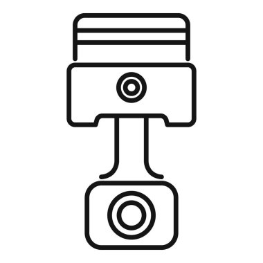 Yukarı doğru iten bir motor pistonunun basit tasarımı, içten yanmalı motorların anahtar bileşeni