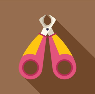 Pençeleri budamak için ergonomik saplı evcil hayvan tırnak makası