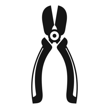 Mezhepçilerin siyah silueti, dal ve gövde kesmek için kullanılan bir bahçe aracı