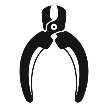 Tırnak makasının basit, cesur bir simgesi. Hayvan tımarını veya tırnak bakımını temsil etmek için ideal.