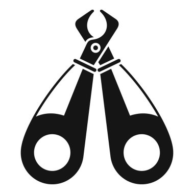 Siyah metal tırnak makasları beyaz arka planda izole edilmiş, basit bakım için tasarlanmış.