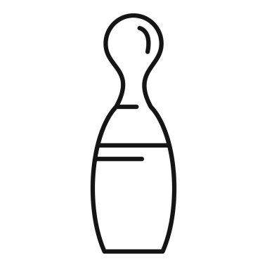 Bowling lobutunun basit bir çizgisi, bowling sporunu temsil etmek için mükemmel.