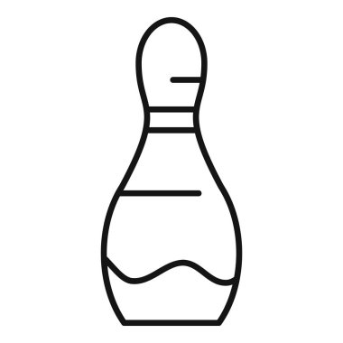 Klasik bir bovling logosunun basit bir çizgisi. Bowling salonu, spor barı ya da bowling ya da eğlence sektörüyle ilgili herhangi bir iş için mükemmel.