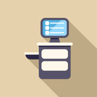 Havaalanı kontrolü ekranda, seyahat ve turizm konseptinde uçuş bilgilerini gösteriyor