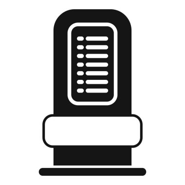 Otopark ödeme terminali saat oranını ve siyah-beyaz borç miktarını gösteriyor