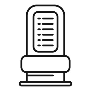 Bir havaalanı bilgi panosunun satır simgesi varış ve çıkış yolcuları için uçuş bilgilerini gösterir