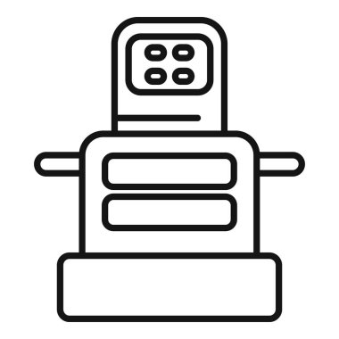 Profesyonel kahve makinesi kahvaltıda nefis kahve yapıyor.