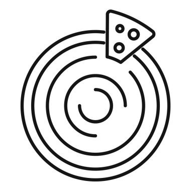 Araba frenleme diskinin çizgi simgesi ai tarafından analiz ediliyor, otomotiv yeniliğini simgeliyor