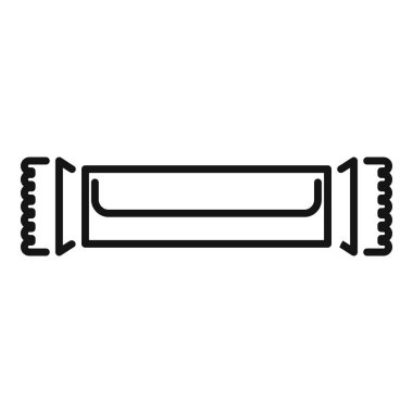 Bu folyo ambalajlı çikolata ikonu şeker, abur cubur ve şekerleme projeleri için mükemmeldir.