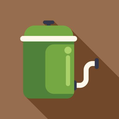 Suyu dağıtan su soğutucusunun düz tasarım simgesi, web siteleri veya uygulamalar için idealdir