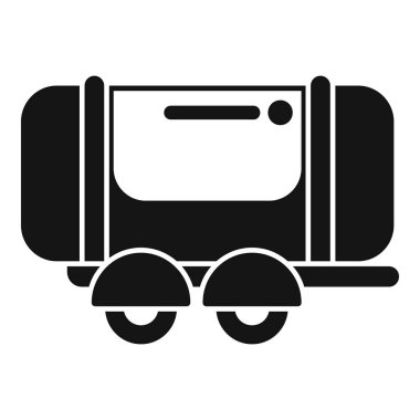 Bir su tankının siyah beyaz silueti, tarımsal kullanım için tasarlanmış.