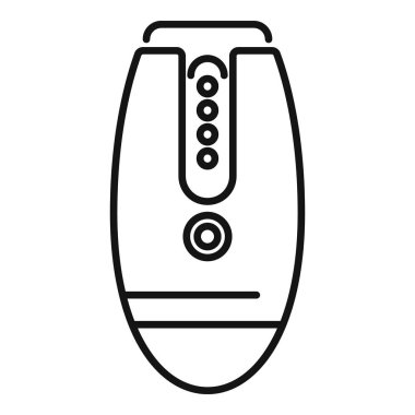 Saç kesimi için elektrik düğmeleri olan modern epilatör.