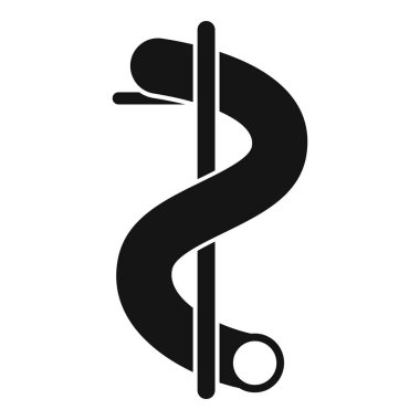 Bir spiral kaydırağın siyah silueti, çocukluk eğlencesi ve oyun alanı ekipmanlarının sembolü.