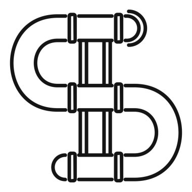 Endüstriyel santralleri birbirine bağlayan boru hattı sistemi, çeşitli endüstriyel süreçlerde sıvı veya gazların taşınmasını temsil ediyor