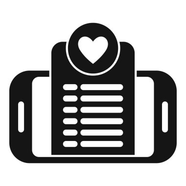 Akıllı telefon, kaydedilen veya gelecekteki alımlar için sevilen ögeleri gösteren çevrimiçi bir dilek listesi görüntülüyor