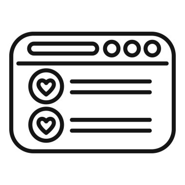 Web sitesi olumlu geri bildirim göstererek reyting için müşteri değerlendirmelerini kalplerle birlikte gösteriyor